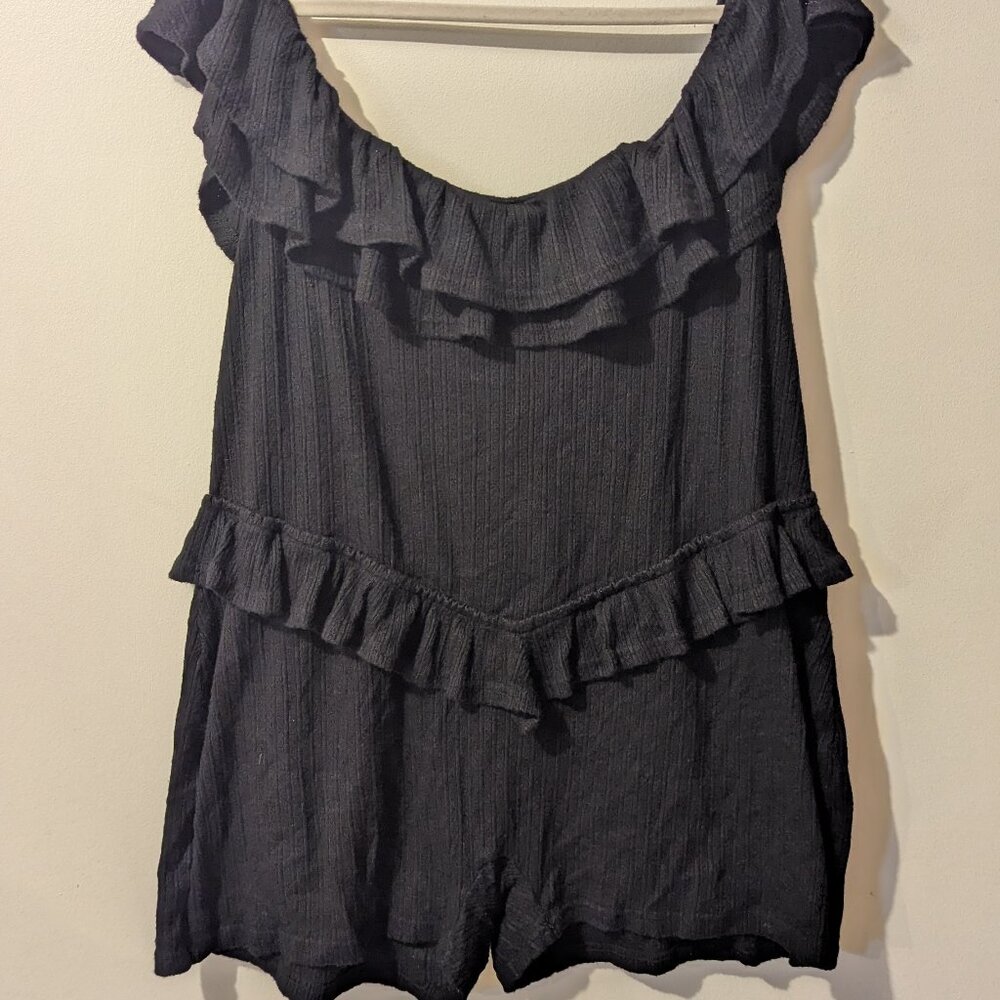 Fashion Brand Company French Unmentionables Black 5X